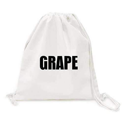 Sac à dos en toile raisin fruit robuste anti-déchirure avec fermeture cordon rapide