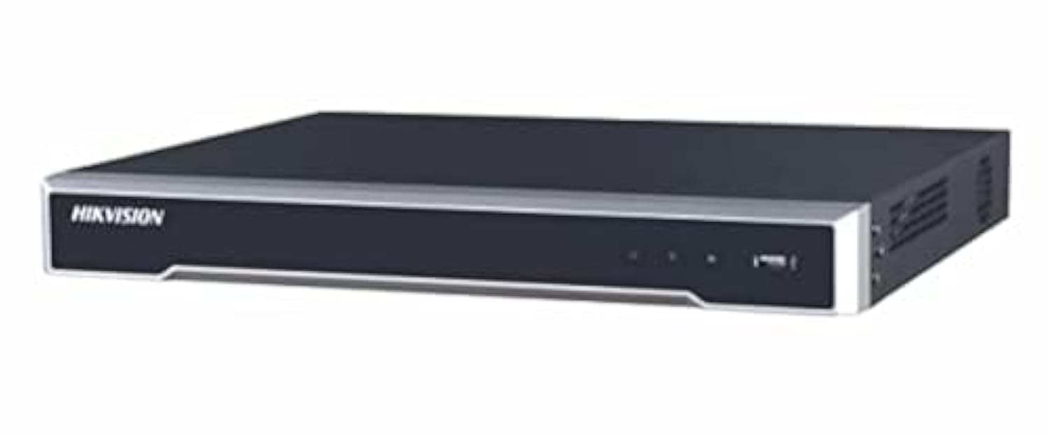 Hikvision Digital Technology DS-7608NI-K2 Network Video Recorder (NVR) 1U, Black