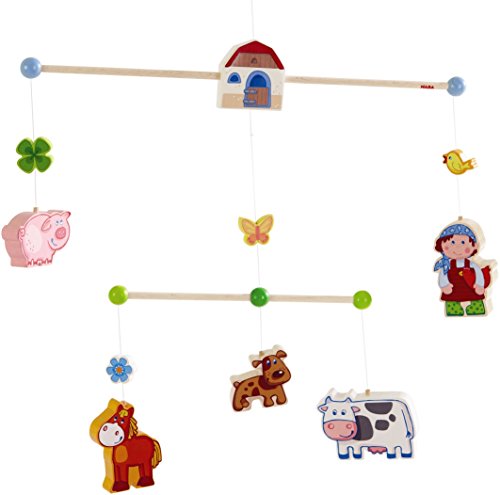 Preisvergleich Produktbild HABA 5885 - Meine erste Spielwelt Bauernhof - Mobile Bauernhoffreunde