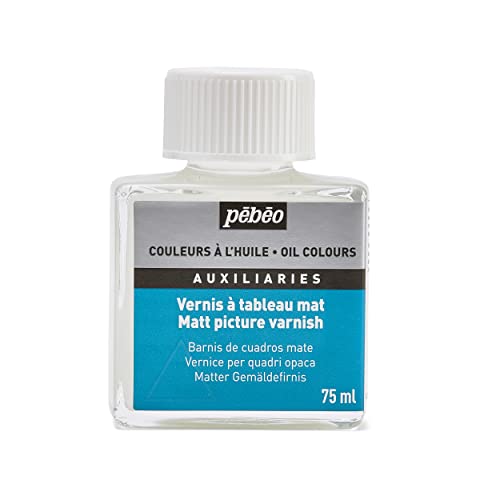 Pébéo - Vernice per Quadri Opaca 75 ml - Vernice per Pittura a Olio Opaca - Vernice Quadri Opaca per Proteggere Le tue creazioni – Pittura a Olio Pébéo - Flacone 75 ml