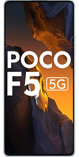 POCO F5 5G (branco tempestade de neve, 256 GB) (12 GB de RAM) Indiano