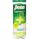 Penn Control Plus Green Training Tennis Ball Cans in Multi-Packs, 3 Balls Per Can (24 Cans = 1 Case)