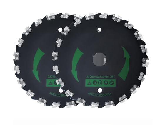 草刈ブレード 草刈り機 替え刃 2点セット 230mm 14/20歯 回転刃 草刈機用チップソー 草刈り機の刃 超硬炭化 替刃 チップソー 芝刈り機の部品 雑草クリーニングツール ガーデンアクセサリー ブレード 作業 ガーデニング/園芸/庭/玄関/草刈り/苔取り用 (14歯*2)