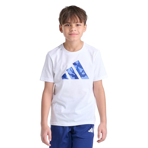 Image of adidas Boys Camo Logo Tee