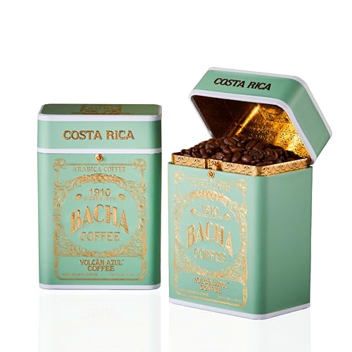 Bacha Coffee | Volcán Azul Single Origin, Whole Beans Medium Roast, 100% Arabica Specialty Coffee, 250g Signature Nomad Collection, Gift Box