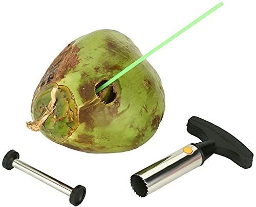 SEASPIRIT Coconut Opener Bundle Drill Cutter Cleaning Stick Coconut Water Tap Cut Hole Tool Knife 2