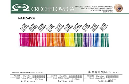 Crochet OMEGA NO.10 [30grs] - 100% Mercerized Cotton Yarn for Fine Crochet - Color 31-Pink 107 - Thumbnail 4