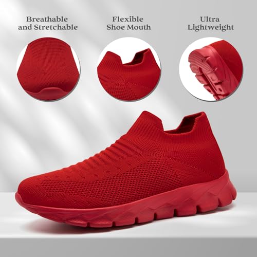 Image of Running Shoes for Men Womens Walking Tennis Gym Sneakers Slip On Comfortable Lightweight Athletic Workout Fashion Sports Shoes