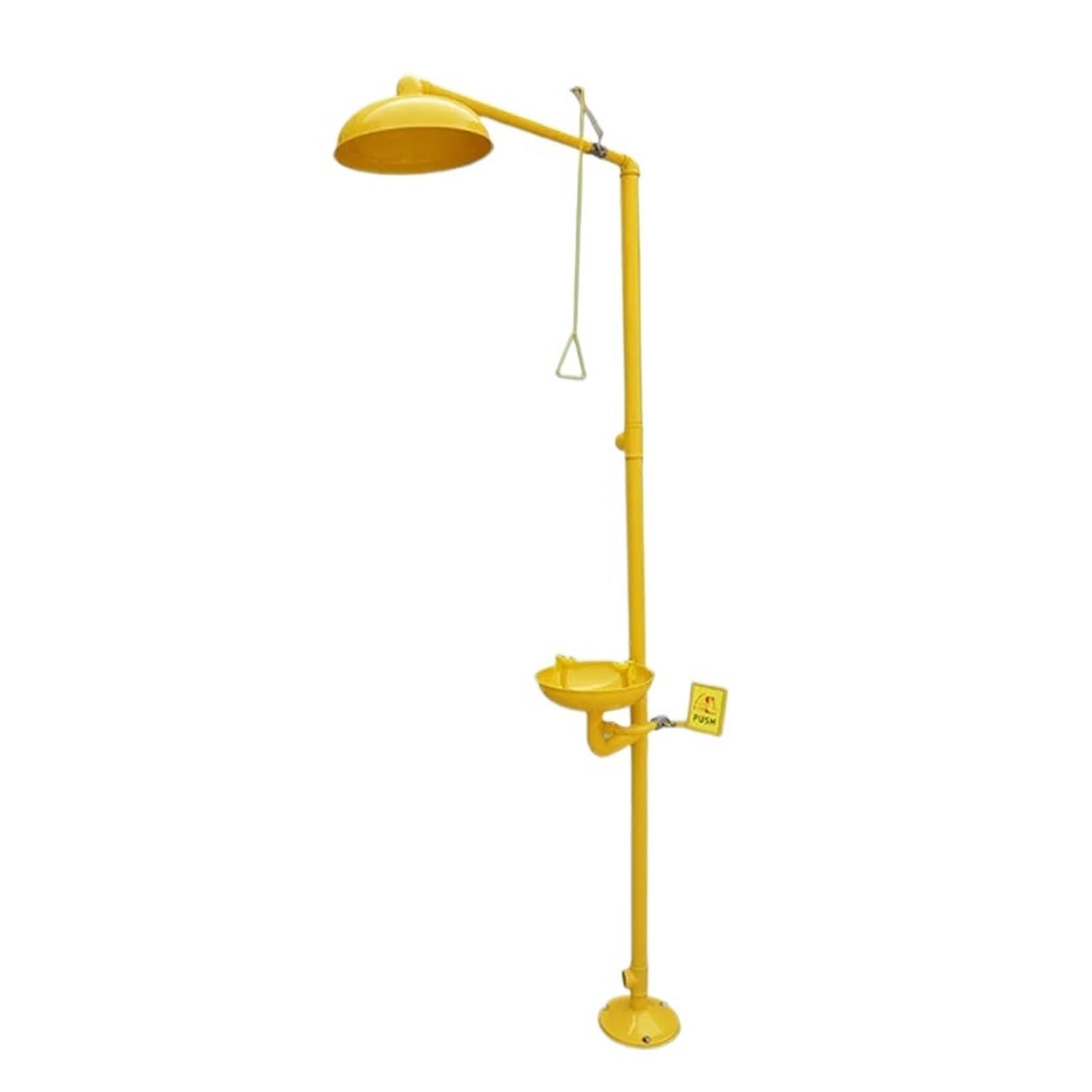 304 Stainless Steel Composite Emerncy Shower Eyewash,Vertical Double Eye Washing Shower Set,DIY Tools(8)