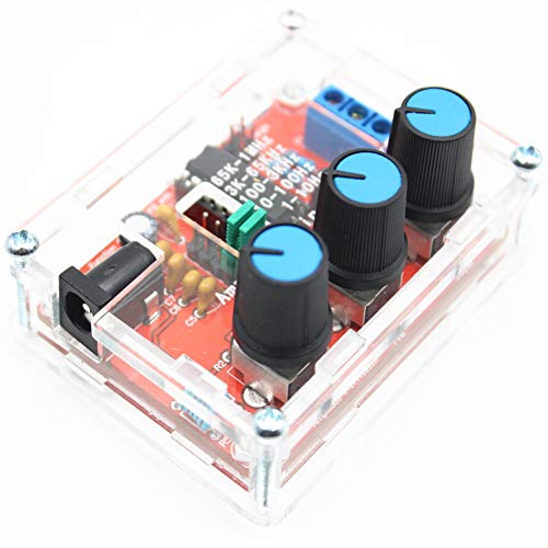 Image of XR2206 Function Generator DIY Kit Adjustable Frequency 1Hz-1MHz Sine Triangle Square Wave Output (Parts+Shell+Manual)