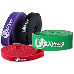 Fitteroy-Pull-Up-Assist-Band--Heavy-Duty-41-Inch-Resistance-Powerlifting-and-Mobility-Bands-Great-for-Pull-Up-Assistance-and-HIIT-Bodyweight-Training-Workouts Pull Up Assist Band – Heavy Duty 41 Inch Resistance Powerlifting and Mobility Bands, Great for Pull Up Assistance and HIIT Bodyweight Training Workouts (red,Black,Purple,Green)