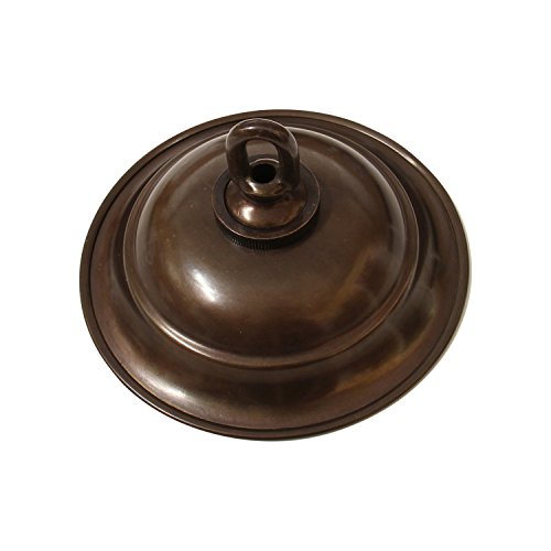 Image of RCH Hardware CN-BR05-120 Brass Traditional Round Ceiling Canopy, 4.7 Inch, Bronze