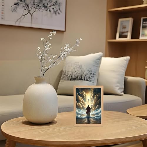 Veilleuse Jésus et lampe 4D inspirative pour décoration d'église - 2