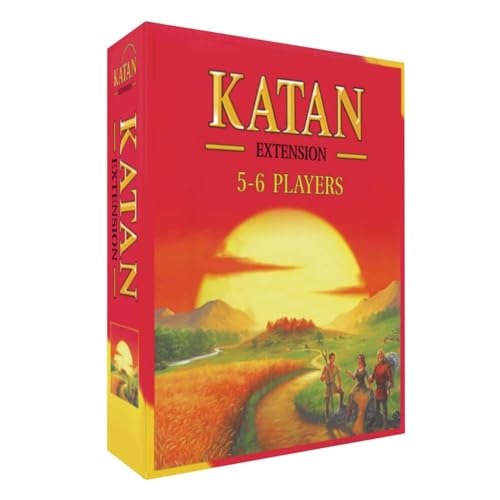 Image of Awestuffs Family Board Games for Adults and Kids - Ages 8 and up, 2 to 8 Players (Katan Extension)