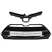 KUAFU Upper Lower Grill Compatible with 2017 2018 2019 Toyota Corolla LE XLE 5311102B00 5311202730 Front Bumper Hood Grille