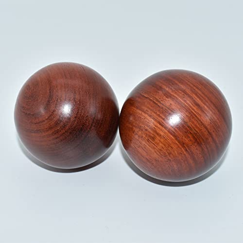 Bcqli 2 Inches Baoding Balls Chinese Health Exercise Stress Balls Rosewood #TOP4