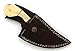 Wild Turkey Handmade Collection KT-793 Fixed Blade Skinning Knife with Leather Sheath 7-Inch Overall