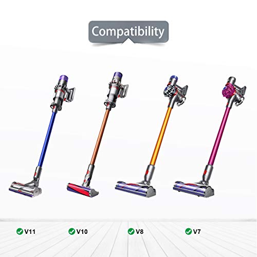 Image of LANMU Quick Release Stiff Brush for Dyson V11 V10 V8 V7 Vacuum Cleaner,Replacement Attachment Accessories for Dyson Vacuums