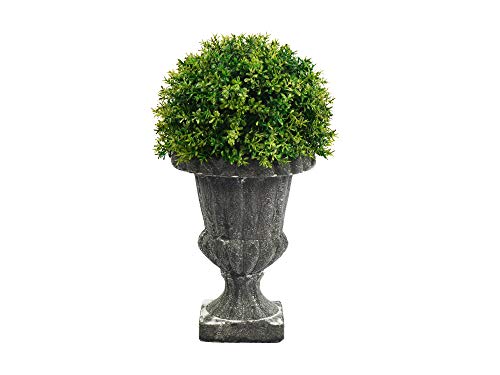 Admired By Nature ABN5P004-Ntrl Faux Tyme Topiary with in Urn, Small, Green
