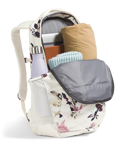 Image of The North Face Women's Every Day Jester Laptop Backpack, White Dune Leaf Toss Print, One Size