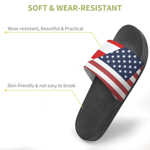 U.S. PR State Flag House Sandals Non-Slip Bathroom Slippers Beach Summer Shoes for Men Women3