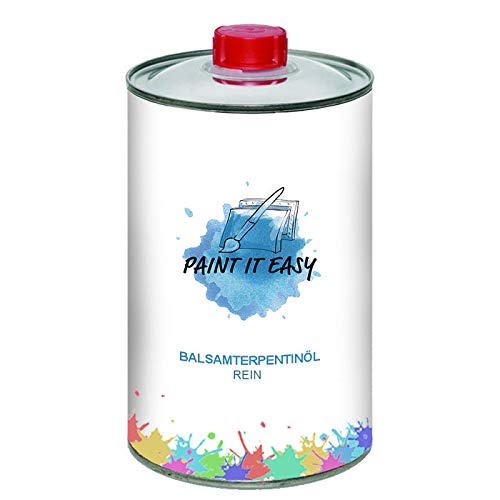 PAINT IT EASY Balsam Terpentin-&Ouml;l f&uuml;r die &Ouml;lmalerei & Co., 1000ml Kunststoff-Flasche