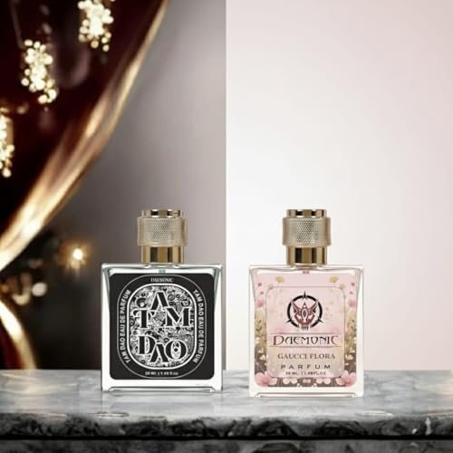 Image of DAEMONIC COMBO of GAUCI FLLORA & TAM DAO Perfum Scent for Special Occasions Long Lasting Perfumae for Man and Woman || Unisex Floral Woody Natural Perfume with Musk, Patchouli & Bergamot (PACK OF 2)
