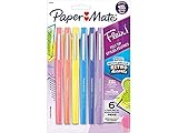 Paper Mate, PAP2097888, Flair Medium Point Pens, Multicolored, 6 / Pack