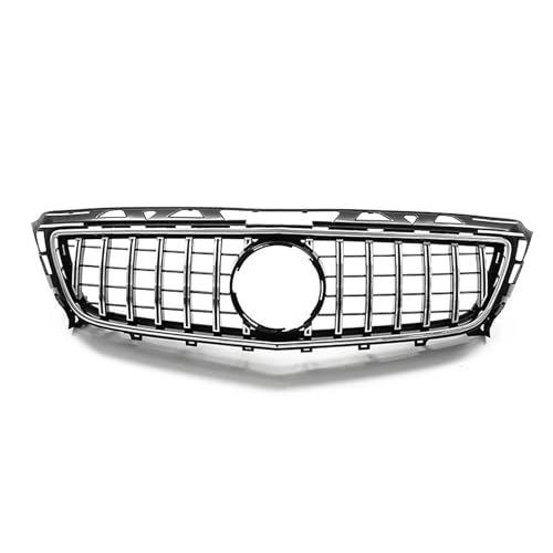 Calandre course avant pour Mercedes Benz CLS W218 2011-2014 maille capot supérieur argent