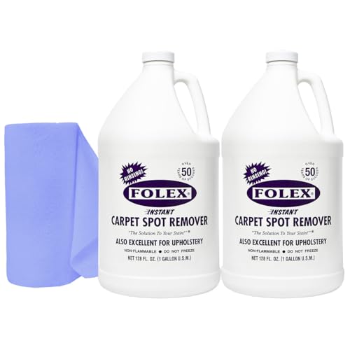 FOLEX Instant Carpet Spot Remover 128 oz - Powerful Stain Remover...