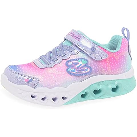 Skechers Girl's Flutter Heart Lights Simply Love Sneaker Cover