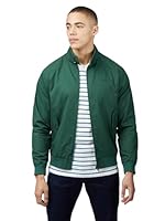 Ben Sherman Men's Signature Harrington Jacket, Green, Large