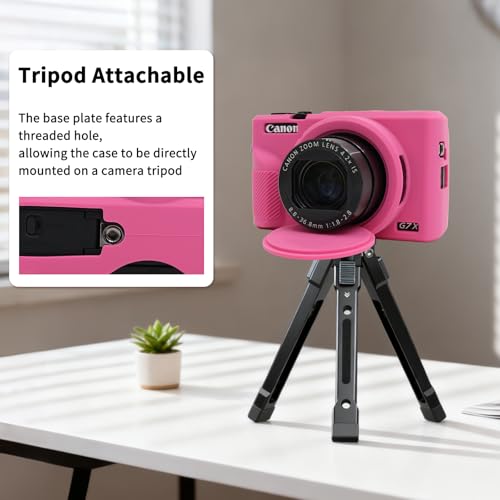 Funda para cámara Canon Powershot G7 X Mark III con protector miniatura 6