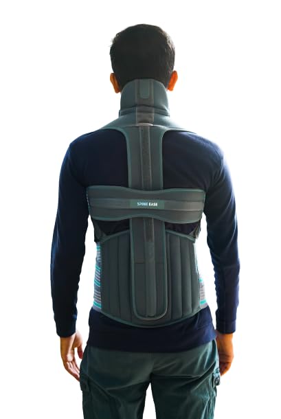 SPINE EASE BRACE FOR FULL BACK LUMBAR AND CERVICAL SUPPORT (XL)