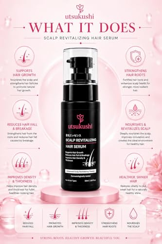 Image of Rice Water Hair Growth Serum | Korean Inspired Ingredients Scalp Care Treatment | Lightweight Nourishing Formula | Quick Absorption Hair Strengthening Solution | 50g