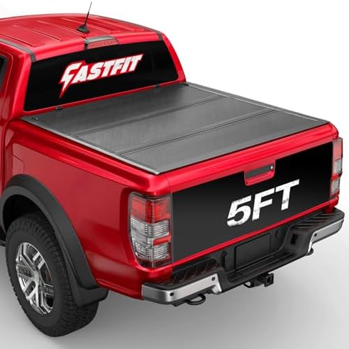 FASTFIT HTL Low-Profile Hard Tri-Fold Tonneau Cover for 2024-2026...