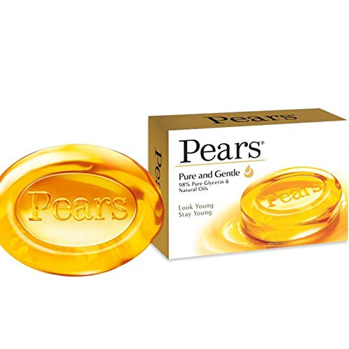 Image of Pears Pure and Gentle Soap Bar, 50g, Pack of 6