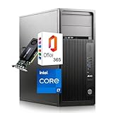 HP Workstation Z240 PC RICONDIZIONATO, Processore core i7-6700K, Memoria Ram 32GB, Disco 1000 GB (512 SSD + 512 HDD), SCHEDA VIDEO NVIDIA QUADRO K1200 4GB DDR5, WIN 11 PRO + OFFICE 365