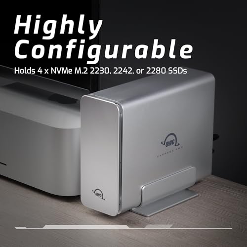 OWC Express 4M2 USB4 40Gb/s Four Slot NVMe M.2 SSD Enclosure - image 3