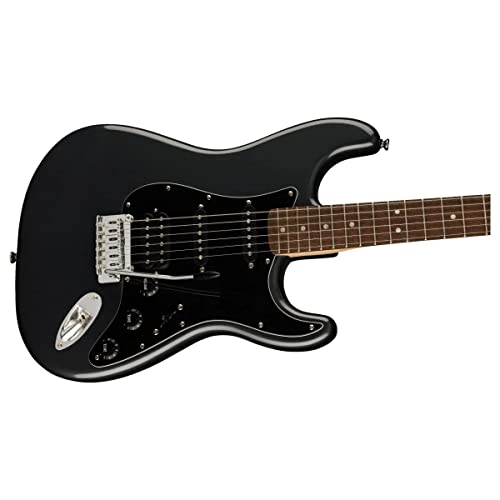 Squier Affinity Stratocaster HSS Pack – Charcoal Frost Metallic - Les Beatles, Paul McCartney, John Lennon, RIngo Starr, George Harrison Squier Affinity Stratocaster HSS Pack - Charcoal Frost Metallic – Image 6