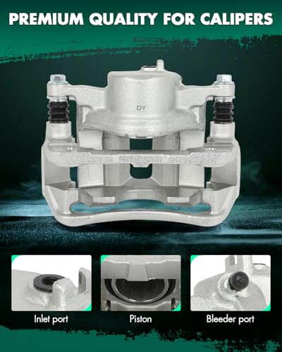 Image of SCITOO Front Right Brake Caliper With Bracket 19B1460 Compatible For Acura For CL /For Integra, For Acura For TL /For Accord /For CR-V /For Odyssey /For Prelude, For Isuzu For Oasis