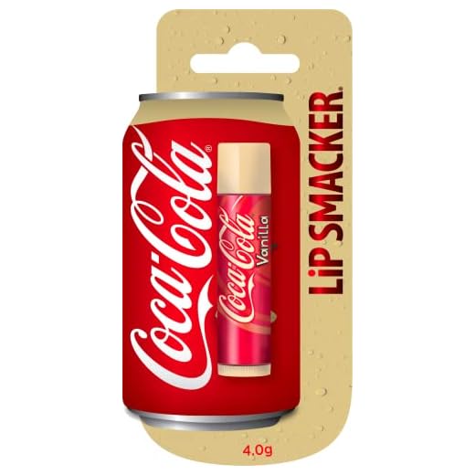 Lip Smacker - Coca-Cola Collection - Burrocacao per Bambini al Gusto Coca-Cola alla Vaniglia - Gusto Coca-Cola alla Vaniglia - Dolce Regalo per i Tuoi Amici - Pezzo Singolo