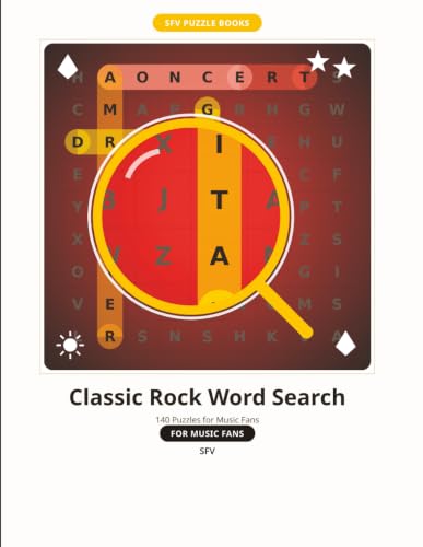 Classic Rock Word Search Puzzle Book for Adults: 140 Classic Rock Music Word Search Puzzles with Complete Answer Key image 2