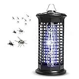 ● [Asesino de mosquitos de alto voltaje de 4000 V]: nuestra lámpara asesino de mosquitos puede atraer mosquitos, moscas, polillas y otros insectos a 360 °, y luego usar una red eléctrica de alto voltaje de 4000 V para electrocutar los insectos. ¡Eficiente y conveniente!