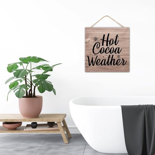 Panneau en bois inspirant 30,5 x 30,5 cm aux finitions soignées - 5