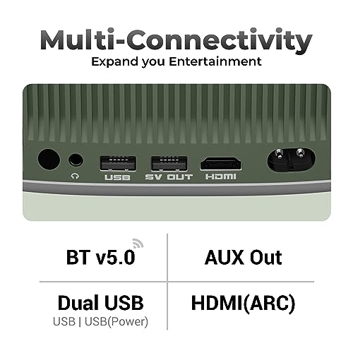 Image of ZEBRONICS PIXAPLAY 26, Smart LED Projector, Dolby Audio Upto 9000 Lumens, Upto 200 inch Screen Size, Quad Core Processor, Auto Focus & Keystone, Bluetooth, WiFi, HDMI-ARC, APP Support, Miracast