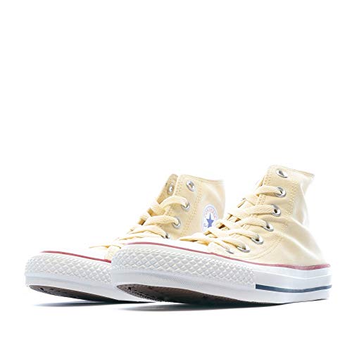 Image of Converse Unisex Chuck Taylor All Star Hi-top Shoes Unbleached White 3.5 D(M) US