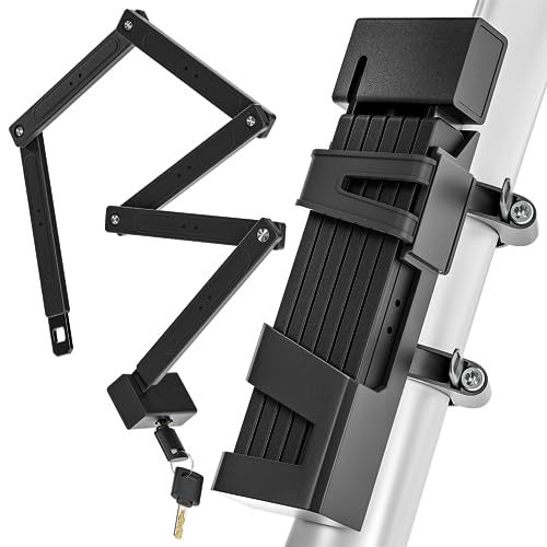 Titanker Faltschloss Fahrrad mit Halterung - Sicheres Fahrradschloss...