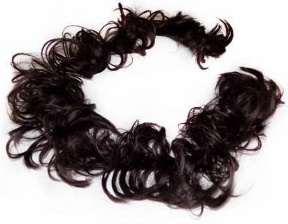 SUBLIME HAIR Natural brown Firil Bun ponytail Extension Hair Extension | Hair Wig Cosplay Costume Heat Resistant For wedding,birthday party,college party etc.