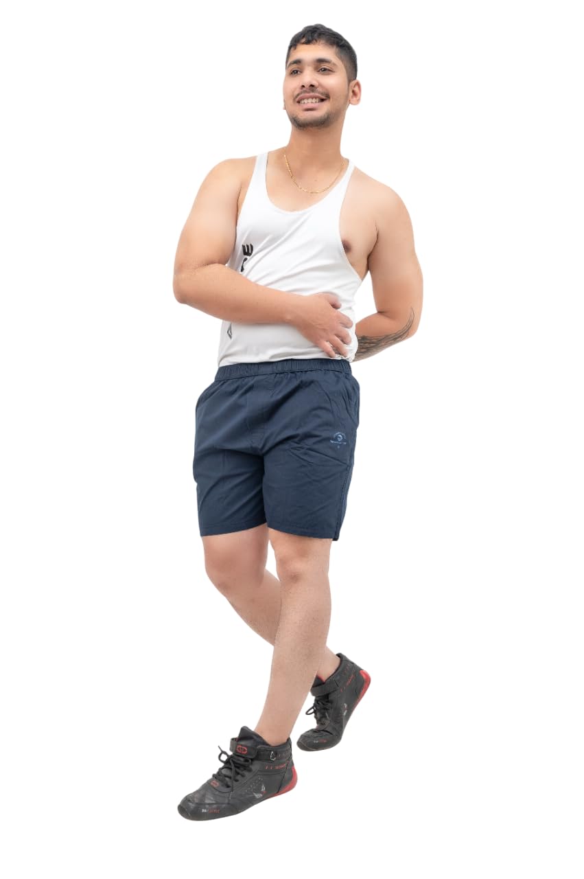 foxxy international Boxer Shorts for Men | Cotton Woven Fabric | One Side Zipper Pocket | Breathable & Soft Fabric | Stylish Casual Men's Boxers | All Day Comfort-picture-36